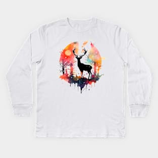 deer Kids Long Sleeve T-Shirt